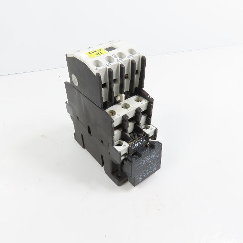 Moeller DIL0AM Contactor Relay 115V Coil 600V Max W/ 22DILM Block