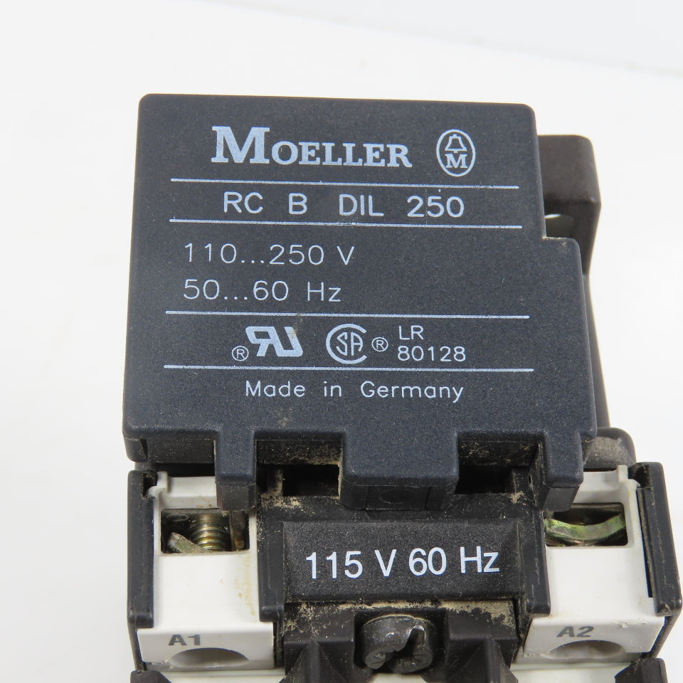 Moeller DIL0AM Contactor Relay 115V Coil 600V Max W/ 22DILM Block