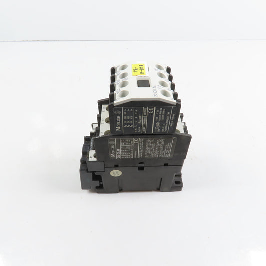 Moeller DIL0AM Contactor Relay 115V Coil 600V Max W/ 22DILM Block