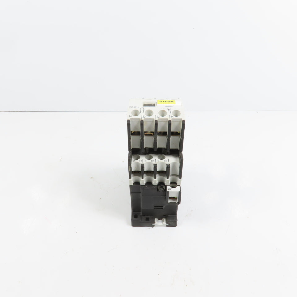 Moeller DIL00AM Contactor Relay 115V Coil 600V Max W/ 22DILM Block