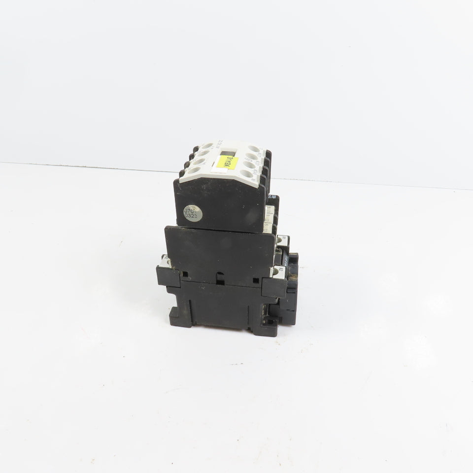 Moeller DIL00AM Contactor Relay 115V Coil 600V Max W/ 22DILM Block