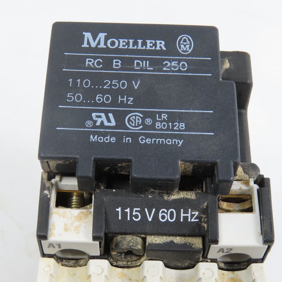 Moeller DIL00AM Contactor Relay 115V Coil 600V Max W/ 22DILM Block