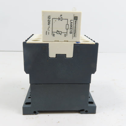 Schneider CA3KN 40BD 24V DC Control Relay W/ LA4KE1B