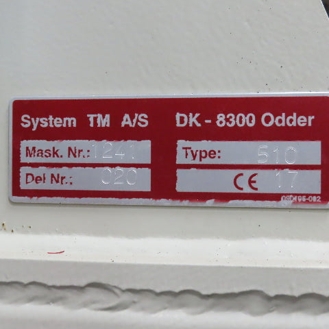 System TM AS Automated Feeding/Unloading System Conveyor 111-1/2" Paddles 125FPM