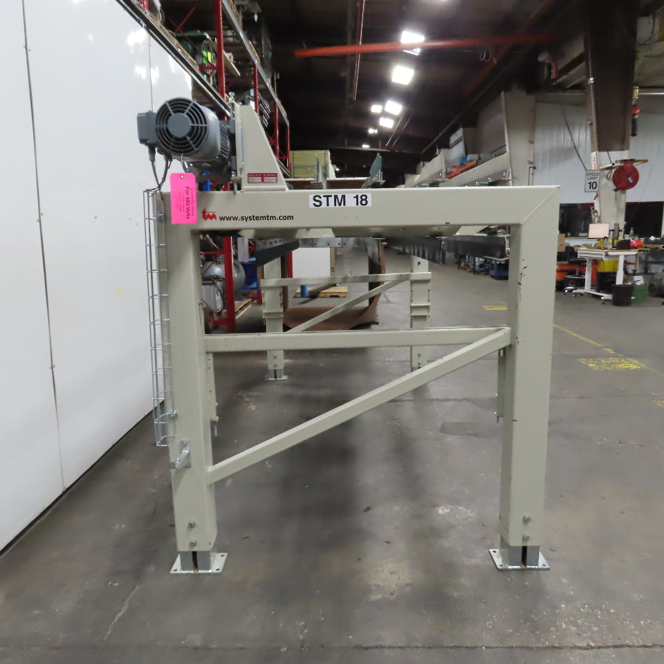 System TM AS Automated Feeding/Unloading System Conveyor 111-1/2" Paddles 125FPM