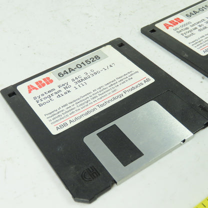 ABB 3HAB2392-2/00 Setup Network Boot Disk W/ 3HAB2390-1/47 System Key Disk