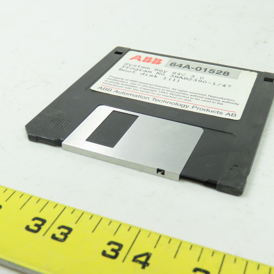 ABB 3HAB2392-2/00 Setup Network Boot Disk W/ 3HAB2390-1/47 System Key Disk
