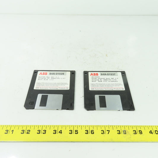 ABB 3HAB2392-2/00 Setup Network Boot Disk W/ 3HAB2390-1/47 System Key Disk