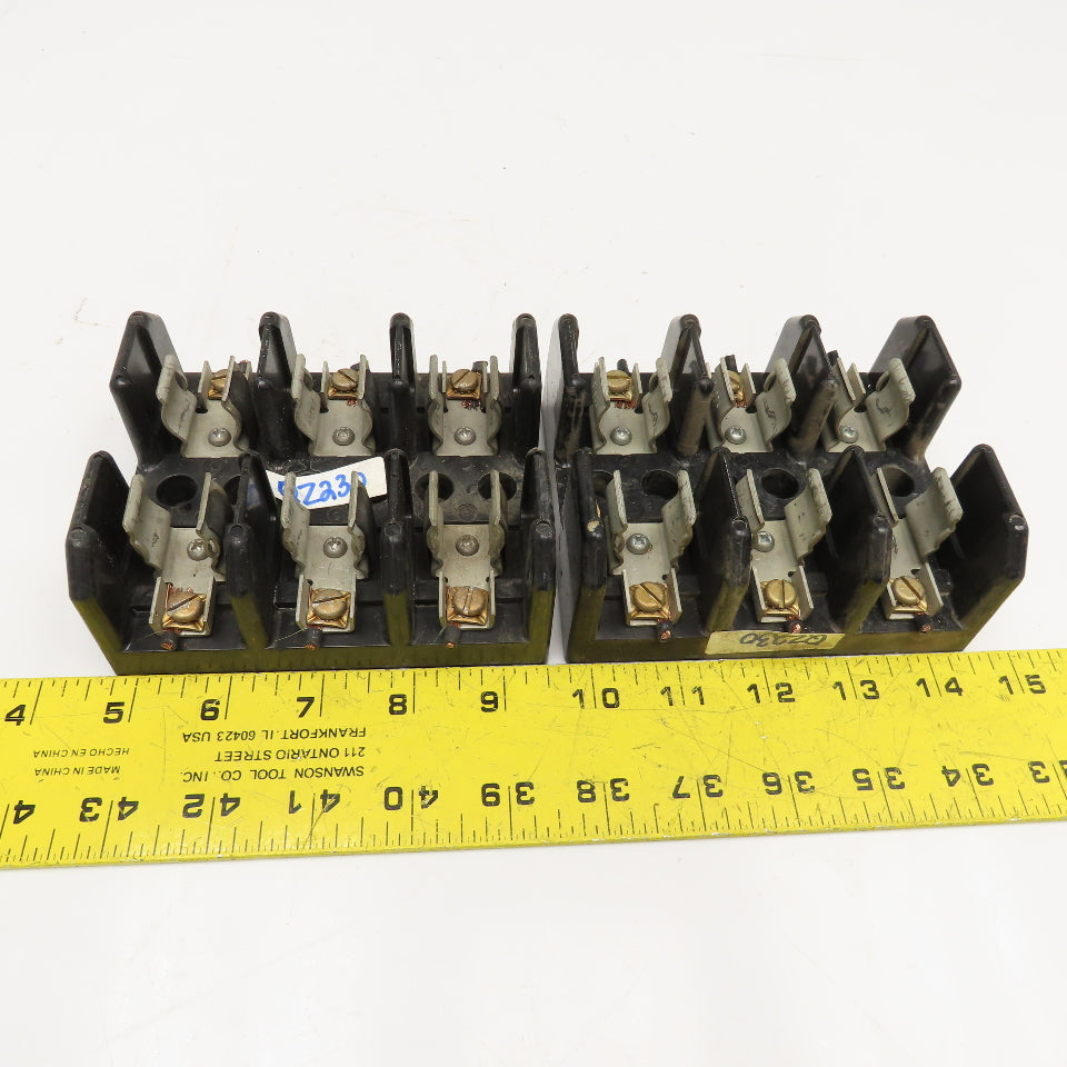 USD J60030-3P 30A 600V 3P Class J Fuse Holder Lot Of 2