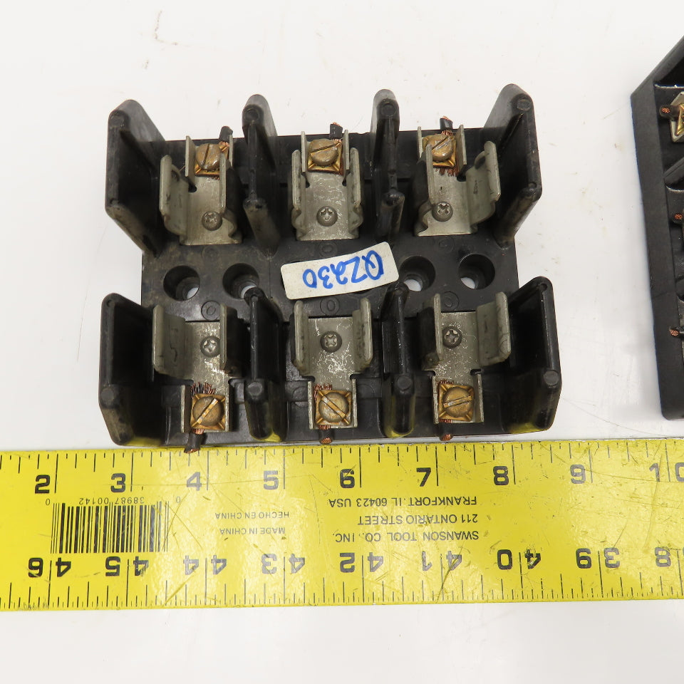 USD J60030-3P 30A 600V 3P Class J Fuse Holder Lot Of 2