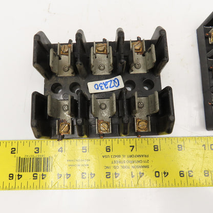 USD J60030-3P 30A 600V 3P Class J Fuse Holder Lot Of 2