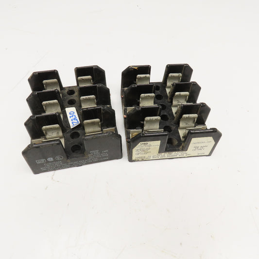 USD J60030-3P 30A 600V 3P Class J Fuse Holder Lot Of 2