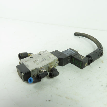 Festo MEH-5/2-1/8-S-B Pneumatic Solenoid Valve 24VDC 145PSI