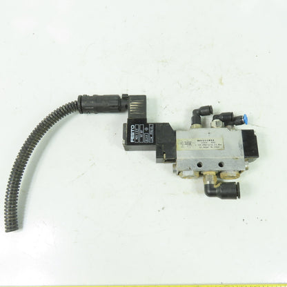 Festo MEH-5/2-1/8-S-B Pneumatic Solenoid Valve 24VDC 145PSI