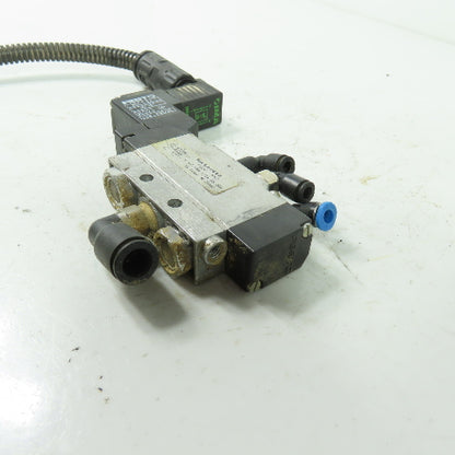 Festo MEH-5/2-1/8-S-B Pneumatic Solenoid Valve 24VDC 145PSI