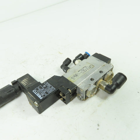 Festo MEH-5/2-1/8-S-B Pneumatic Solenoid Valve 24VDC 145PSI
