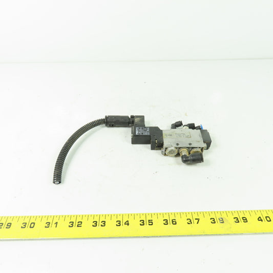 Festo MEH-5/2-1/8-S-B Pneumatic Solenoid Valve 24VDC 145PSI