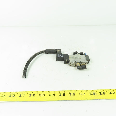Festo MEH-5/2-1/8-S-B Pneumatic Solenoid Valve 24VDC 145PSI