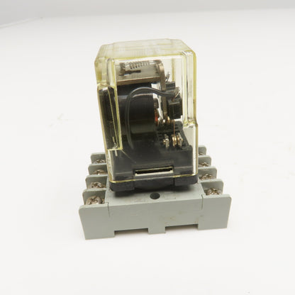 Potter & Brumfield KRPA-11AG-24 24V 50/60Hz Relay With Socket Base Lot Of 3