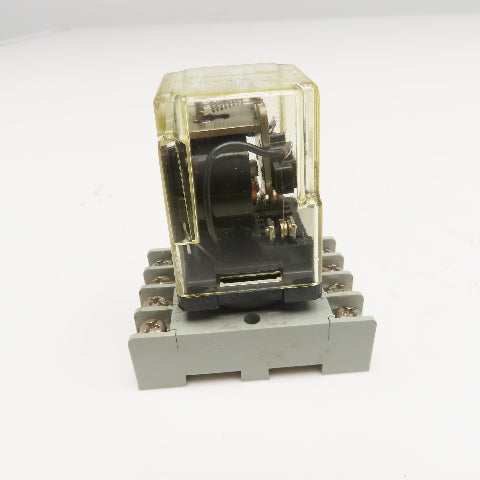 Potter & Brumfield KRPA-11AG-24 24V 50/60Hz Relay With Socket Base Lot Of 3