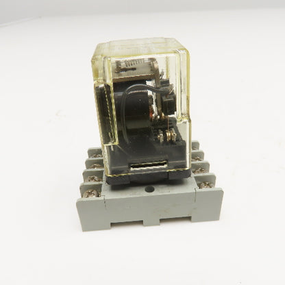 Potter & Brumfield KRPA-11AG-24 24V 50/60Hz Relay With Socket Base Lot Of 3