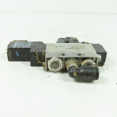 Festo <-- MEH-5/2-1/8-B Pneumatic Solenoid Valve 24VDC 145PSI