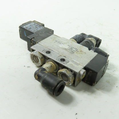 Festo <-- MEH-5/2-1/8-B Pneumatic Solenoid Valve 24VDC 145PSI