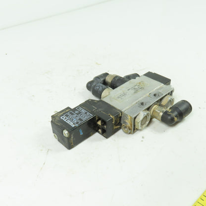 Festo <-- MEH-5/2-1/8-B Pneumatic Solenoid Valve 24VDC 145PSI