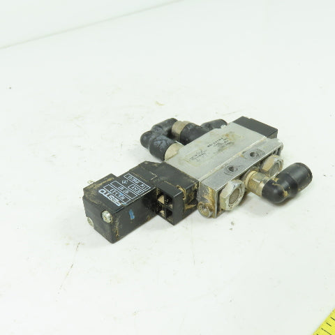 Festo <-- MEH-5/2-1/8-B Pneumatic Solenoid Valve 24VDC 145PSI
