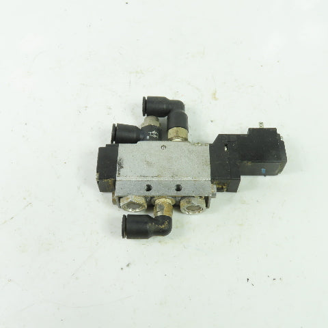 Festo <-- MEH-5/2-1/8-B Pneumatic Solenoid Valve 24VDC 145PSI