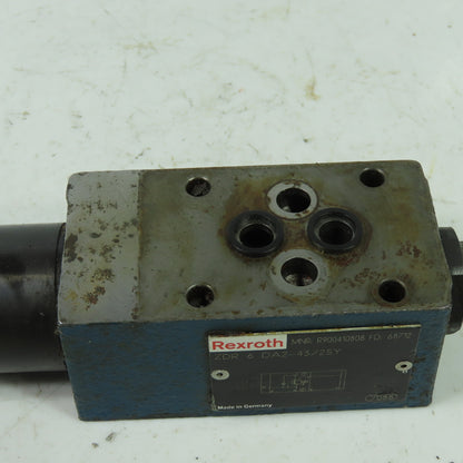 Rexroth ZDR 6 DA2-43/25Y Hydraulic Pressure Relief Valve R900410808