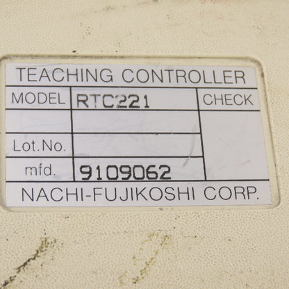 Nachi RTC221 Robot Teach Pendant S10-B02 & Cable