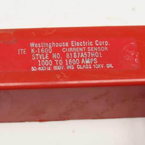 Westinghouse ITE K-1600 8187A57H01 1000-1600A 50-400Hz Current Transformer