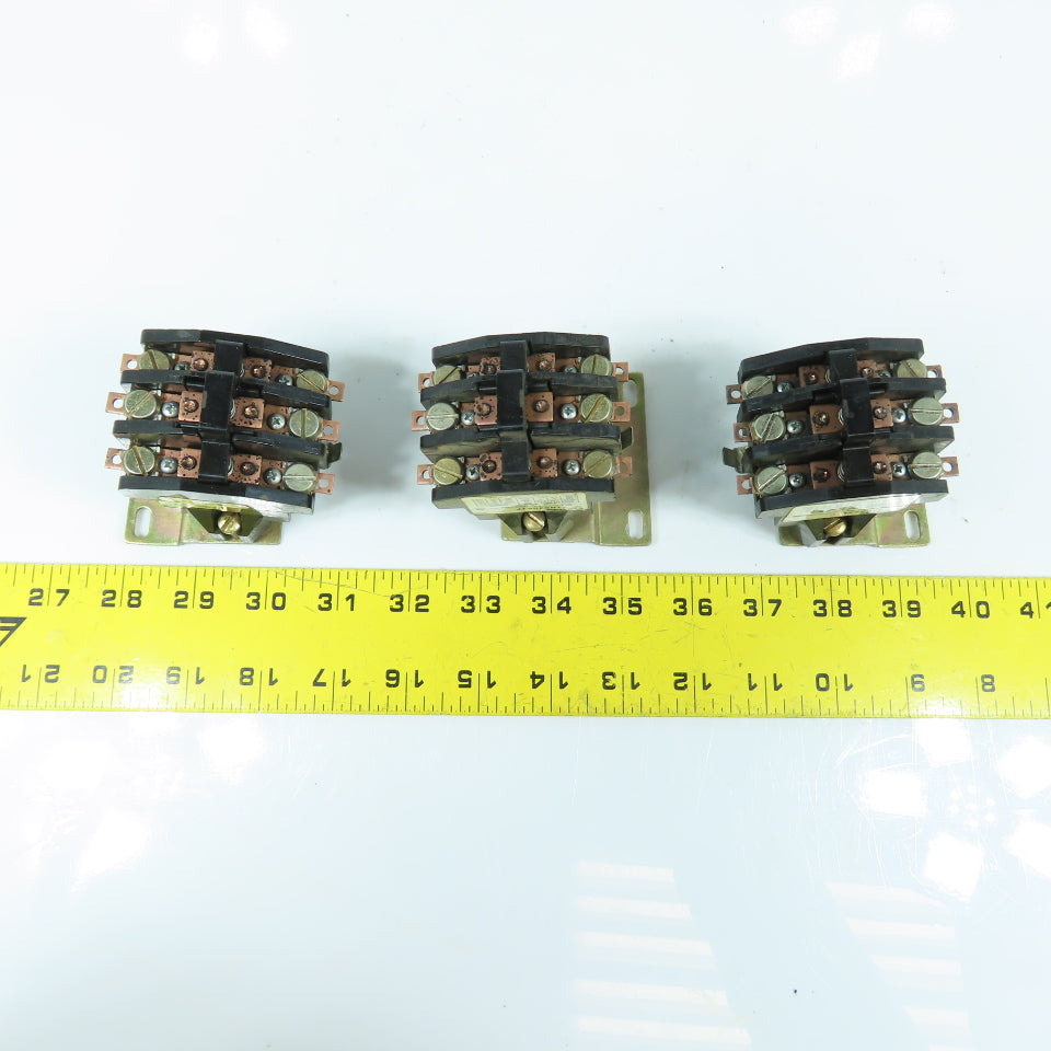 Furnas 41NB30AJP 30A Definite Purpose Contactor 7-1/2HP 24V Coil Lot Of 3