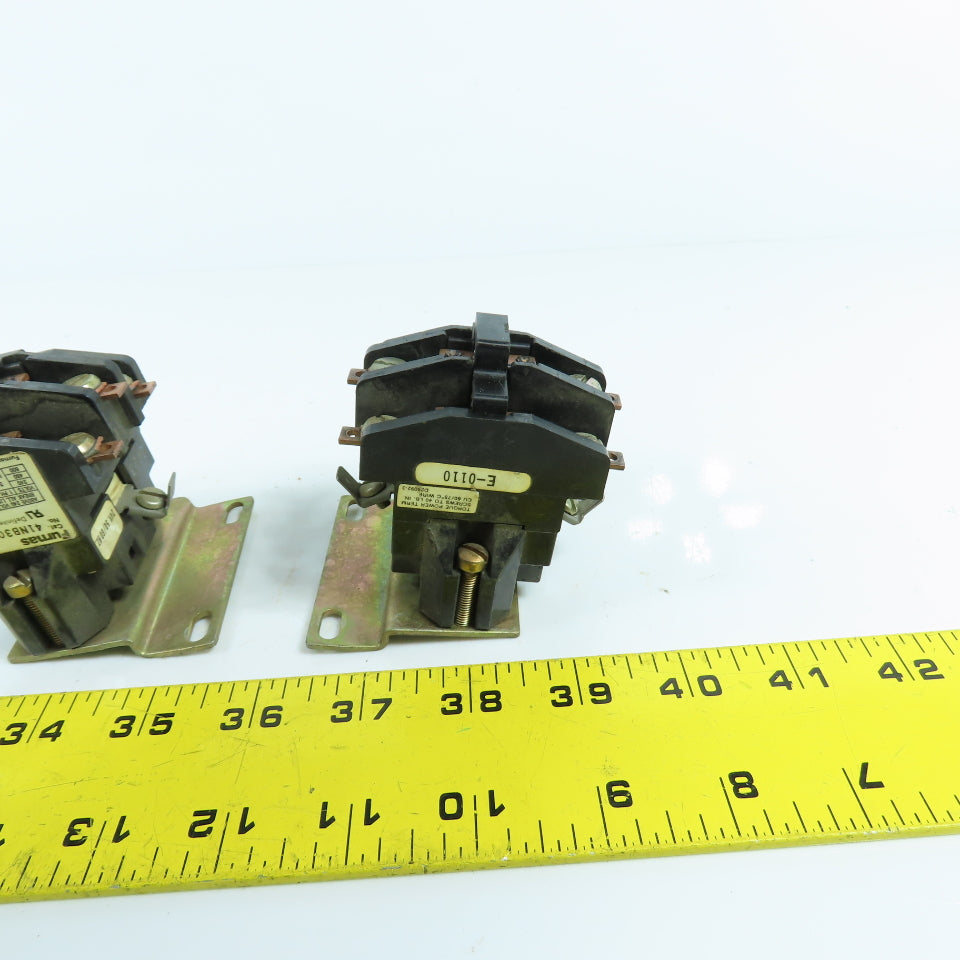 Furnas 41NB30AJP 30A Definite Purpose Contactor 7-1/2HP 24V Coil Lot Of 3