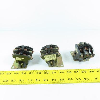 Furnas 41NB30AJP 30A Definite Purpose Contactor 7-1/2HP 24V Coil Lot Of 3