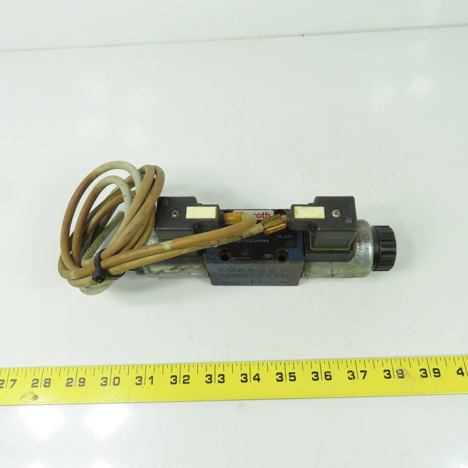 Rexroth 4WE 6 D62/OFEG24N9K4 4/2 Position Hydraulic Solenoid Valve 24VDC