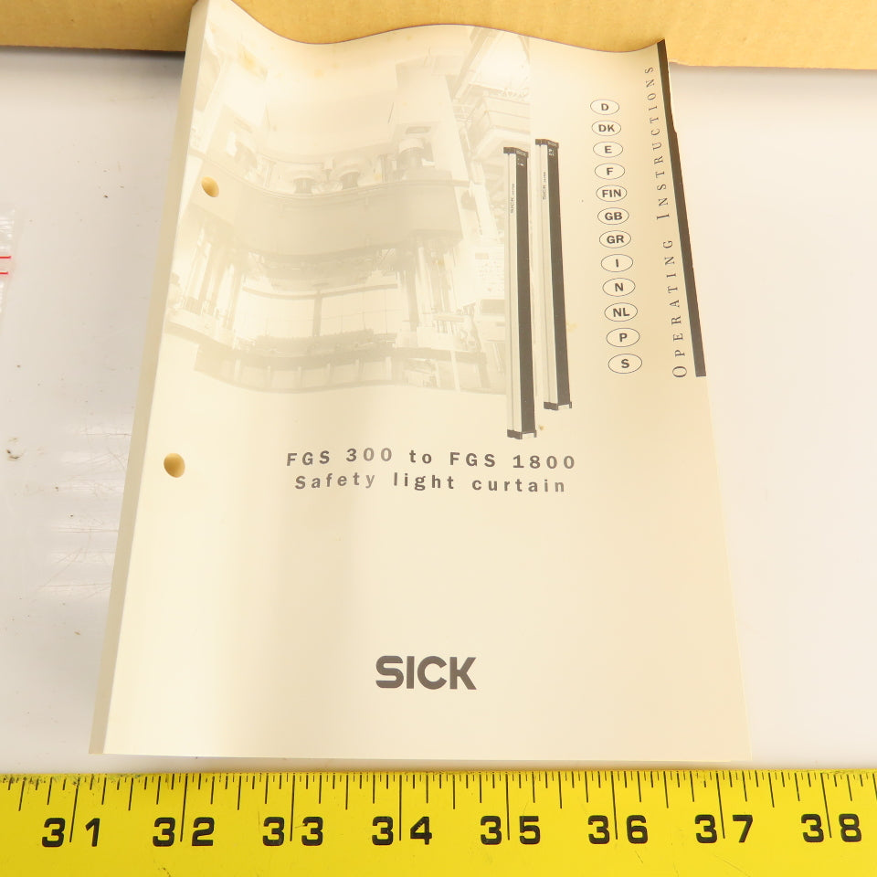 Sick FGSE450-23 1012589 30-FGS Safety Light Curtain Receiver 24VDC NEW