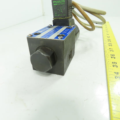 Hidraman SWH-G02-B2-D24-20 Hydraulic Solenoid Directional Control Valve 24VDC