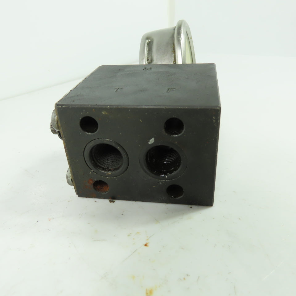 MP Filtri EM1-C Hydraulic Gauge Insulator Valve G1/4