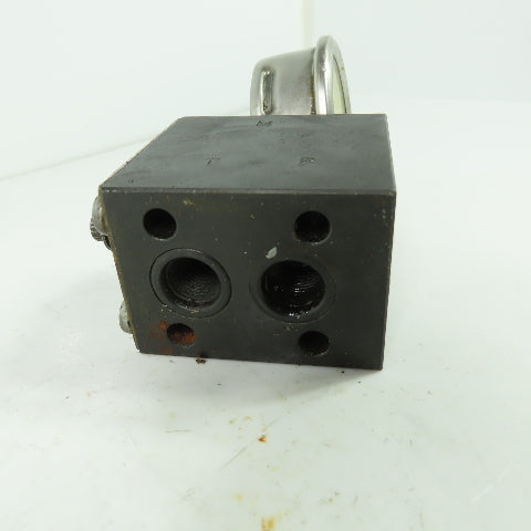 MP Filtri EM1-C Hydraulic Gauge Insulator Valve G1/4