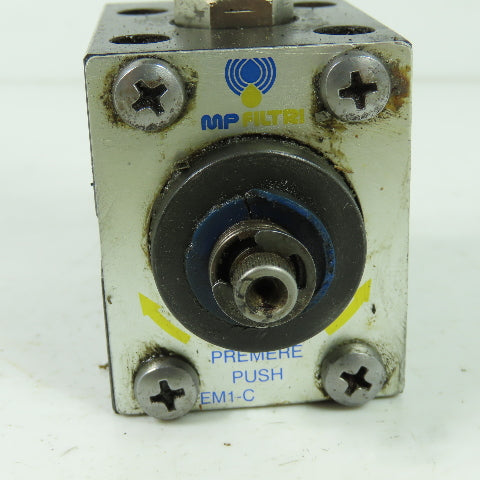 MP Filtri EM1-C Hydraulic Gauge Insulator Valve G1/4