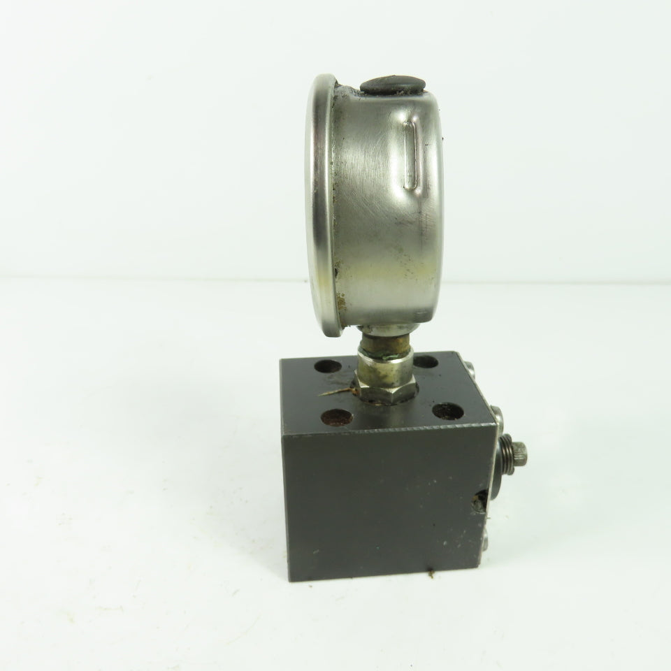 MP Filtri EM1-C Hydraulic Gauge Insulator Valve G1/4
