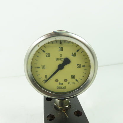 MP Filtri EM1-C Hydraulic Gauge Insulator Valve G1/4
