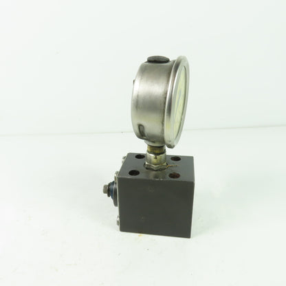 MP Filtri EM1-C Hydraulic Gauge Insulator Valve G1/4