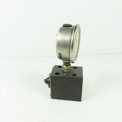 MP Filtri EM1-C Hydraulic Gauge Insulator Valve G1/4