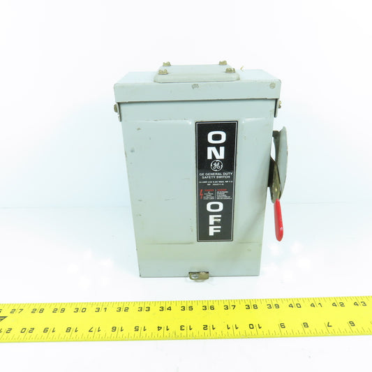GE TG3221R Fusible General Duty 30A Safety Disconnect Switch 240VAC 3R Enc.