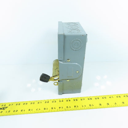 Square D D221N 30A 240VAC 2 Pole Non-Fusible Safety Disconnect Switch NEW