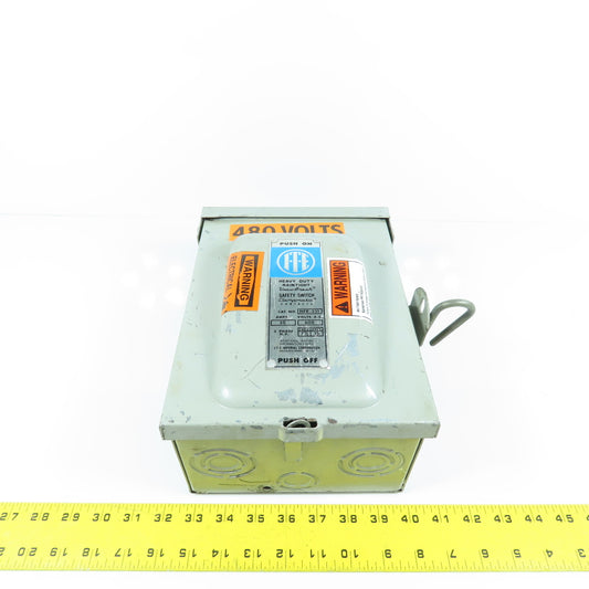 ITE NFR-351 30A 600VAC Non Fusible Heavy Duty Safety Disconnect Switch Raintight