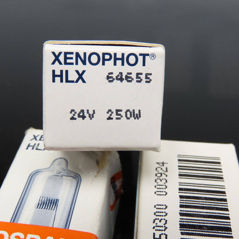 Osram 64655 HLX Xenophot HLT 24V 25W Halogen Instrument Light Bulb Lot Of 3